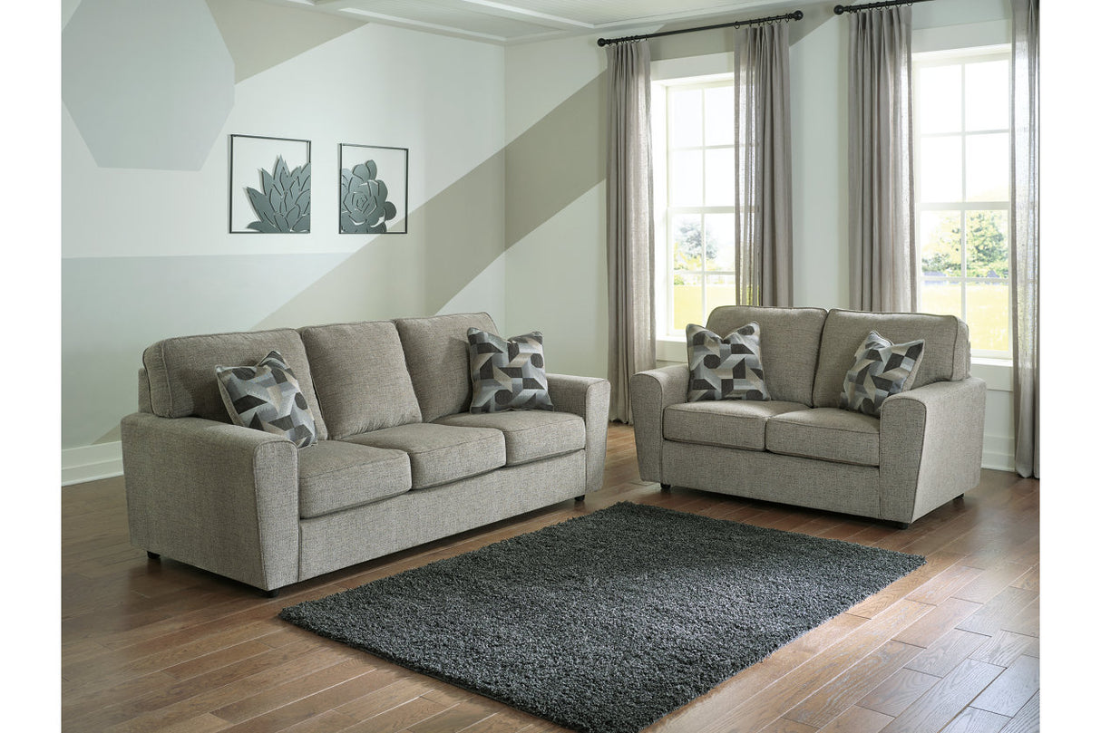 Cascilla Pewter Sofa and Loveseat from Ashley - Luna Furniture