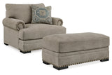 Galemore Oversized Chair and Ottoman from Ashley - Luna Furniture