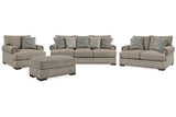 Galemore Sofa, Loveseat, Oversized Chair and Ottoman from Ashley - Luna Furniture