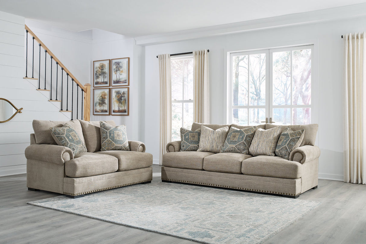 Galemore Sofa, Loveseat, Oversized Chair and Ottoman from Ashley - Luna Furniture