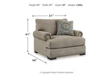 Galemore Sofa, Loveseat, Oversized Chair and Ottoman from Ashley - Luna Furniture