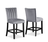 Pascal Counter Height Chair, Set of 2 -  Crown Mark - Luna Furniture