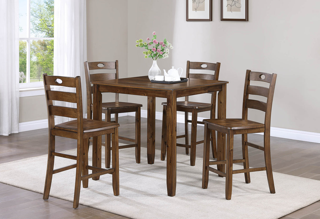 Ashborn 5-Piece Counter Height Dining Set from Crown Mark - Luna Furniture