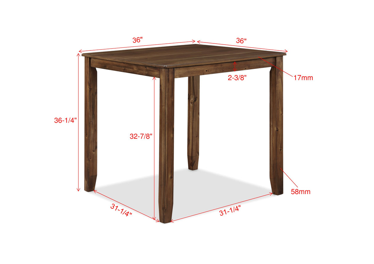 Ashborn 5-Piece Counter Height Dining Set from Crown Mark - Luna Furniture