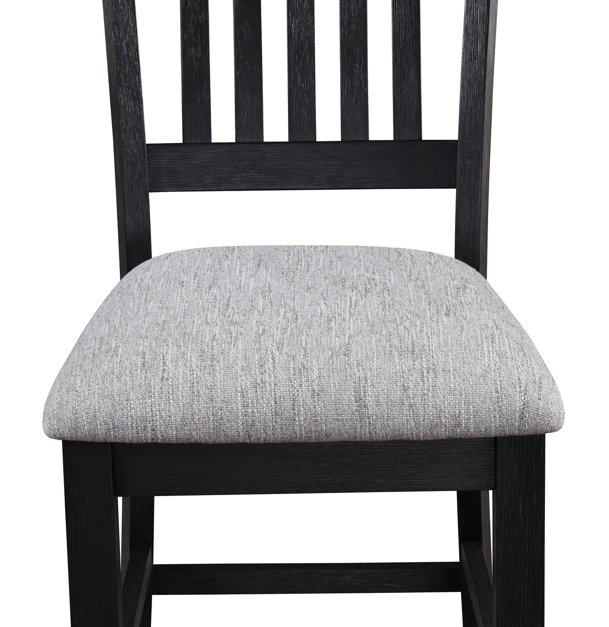 Buford Charcoal Black/Light Gray Counter Height Chair, Set of 2 -  Crown Mark - Luna Furniture