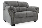 Allmaxx Pewter Sofa and Loveseat from Ashley - Luna Furniture