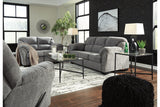 Allmaxx Pewter Sofa, Loveseat and Recliner from Ashley - Luna Furniture