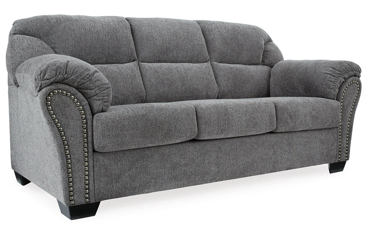 Allmaxx Pewter Sofa, Loveseat and Recliner from Ashley - Luna Furniture