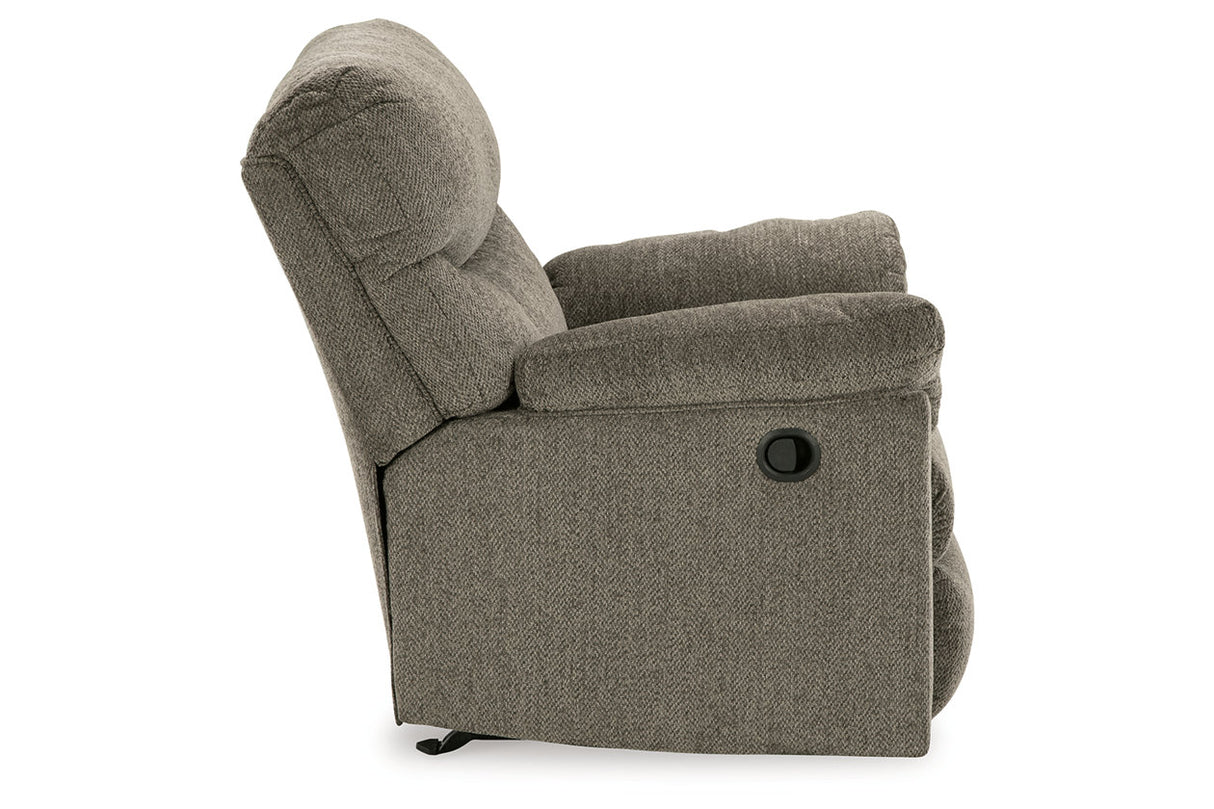 Alphons Putty Reclining Sofa, Loveseat and Recliner -  Ashley - Luna Furniture