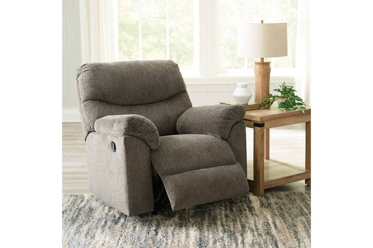 Alphons Putty Reclining Sofa, Loveseat and Recliner -  Ashley - Luna Furniture