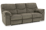 Alphons Putty Reclining Sofa and Loveseat -  Ashley - Luna Furniture