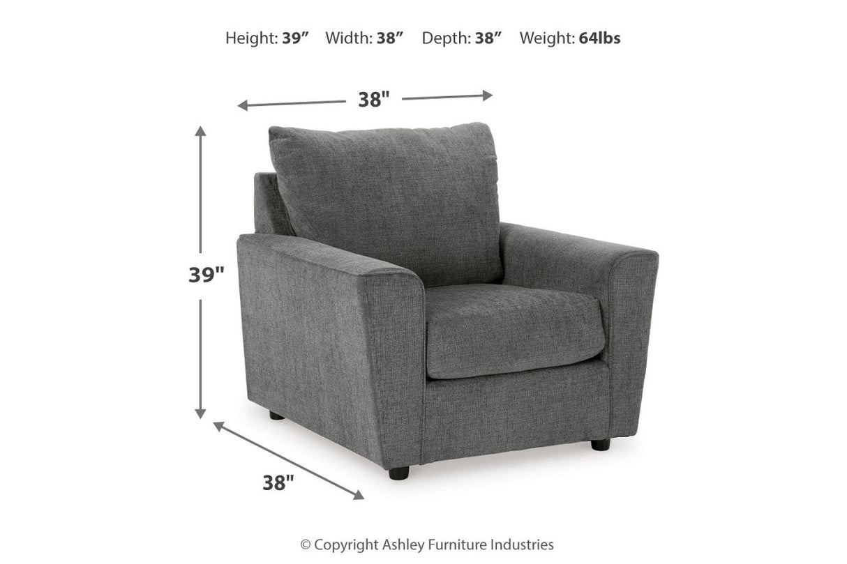 Stairatt Gravel Sofa and Chair -  Ashley - Luna Furniture