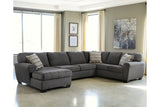 Ambee Slate 3-Piece Sectional with Chaise -  Ashley - Luna Furniture