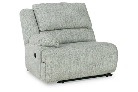 McClelland Gray 4-Piece Reclining Sectional and Oversized Recliner -  Ashley - Luna Furniture