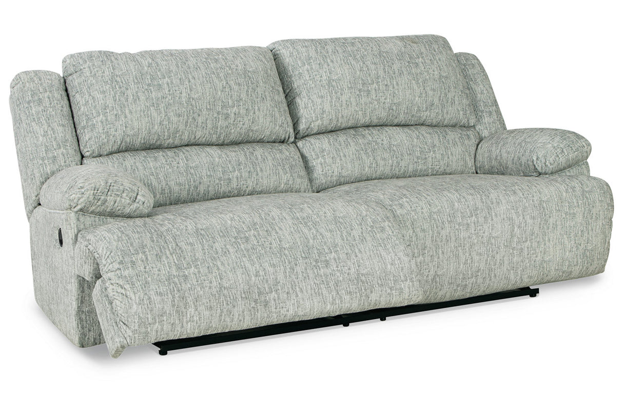 McClelland Gray Reclining Sofa and Recliner -  Ashley - Luna Furniture