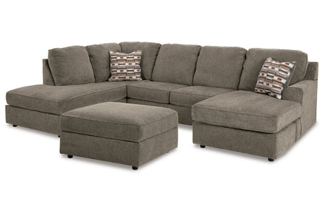 O'Phannon  2-Piece Sectional and Ottoman -  Ashley - Luna Furniture