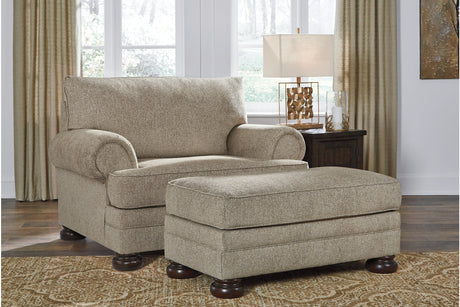 Kananwood Oatmeal Sofa, Chair and Ottoman from Ashley - Luna Furniture