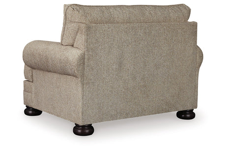 Kananwood Oatmeal Loveseat with Oversized Chair and Ottoman from Ashley - Luna Furniture