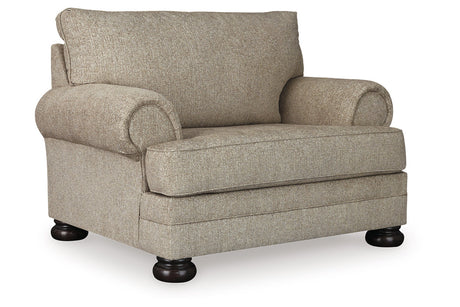 Kananwood Oatmeal Chair and Ottoman from Ashley - Luna Furniture