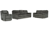 Bindura Sofa, Glider Loveseat and Recliner from Ashley - Luna Furniture