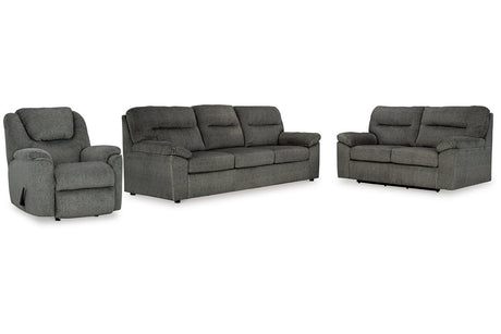 Bindura  Sofa, Glider Loveseat and Recliner -  Ashley - Luna Furniture