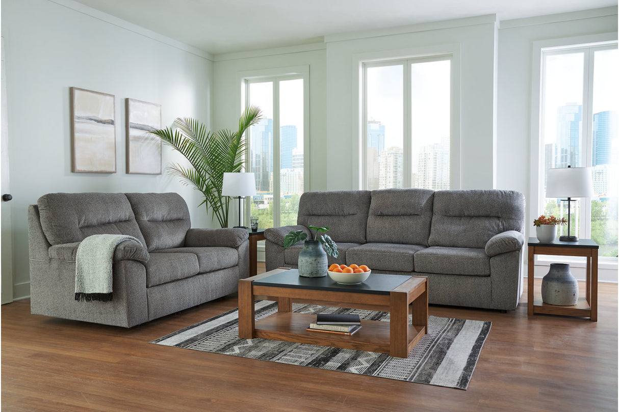 Bindura Mineral Sofa and Glider Loveseat from Ashley - Luna Furniture