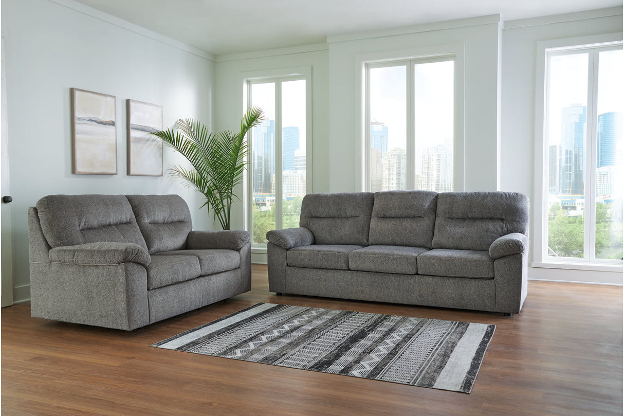 Bindura Mineral Sofa and Glider Loveseat from Ashley - Luna Furniture