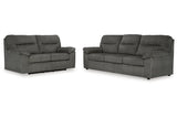 Bindura Mineral Sofa and Glider Loveseat from Ashley - Luna Furniture