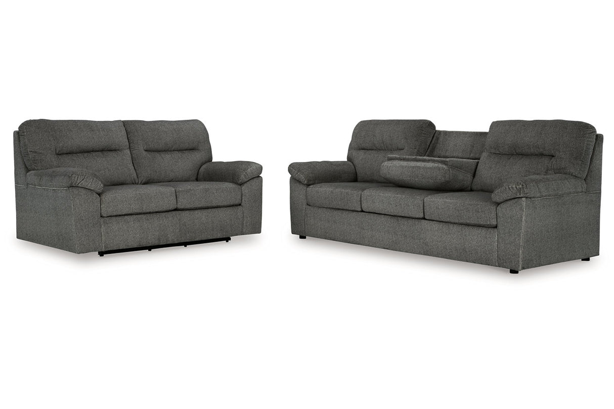 Bindura Mineral Sofa and Glider Loveseat from Ashley - Luna Furniture