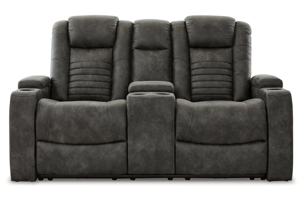 Soundcheck Storm Power Reclining Sofa, Loveseat and Recliner -  Ashley - Luna Furniture