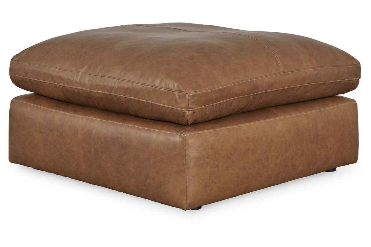 Emilia Caramel 5-Piece Sectional and Ottoman -  Ashley - Luna Furniture