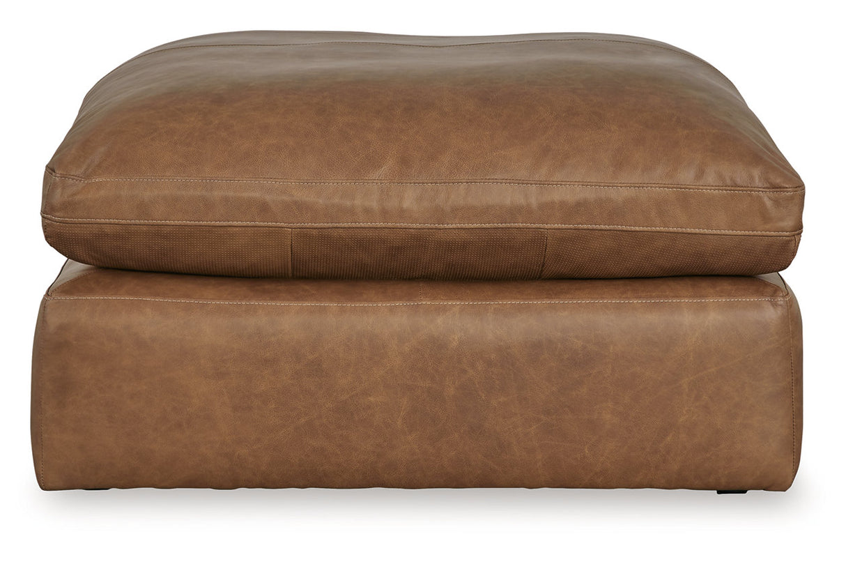 Emilia Caramel 5-Piece Sectional and Ottoman -  Ashley - Luna Furniture