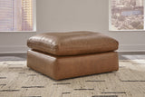 Emilia Caramel 5-Piece Sectional and Ottoman -  Ashley - Luna Furniture