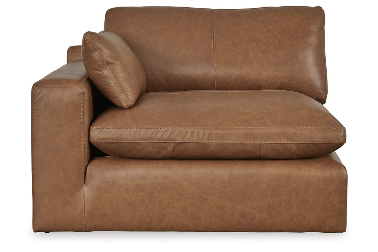 Emilia Caramel 5-Piece Sectional and Ottoman -  Ashley - Luna Furniture