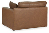 Emilia Caramel 5-Piece Sectional and Ottoman -  Ashley - Luna Furniture