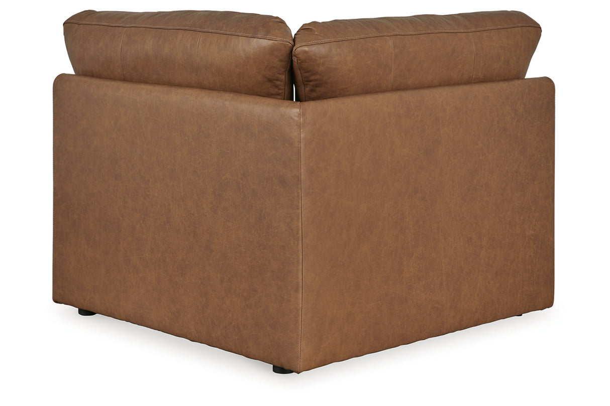 Emilia Caramel 5-Piece Sectional and Ottoman -  Ashley - Luna Furniture