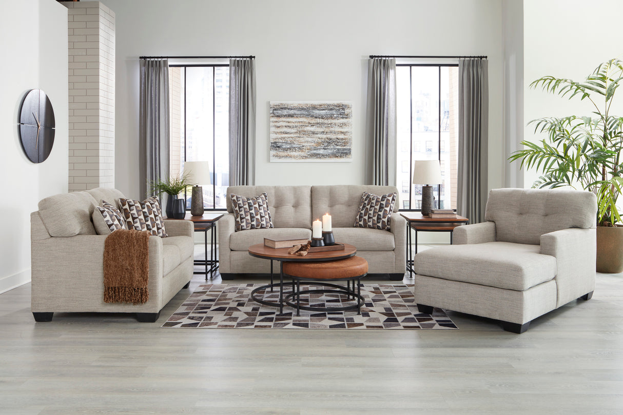 Mahoney Pebble Living Room Set -  Ashley - Luna Furniture