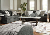 Karinne Smoke Living Room Set -  Ashley - Luna Furniture