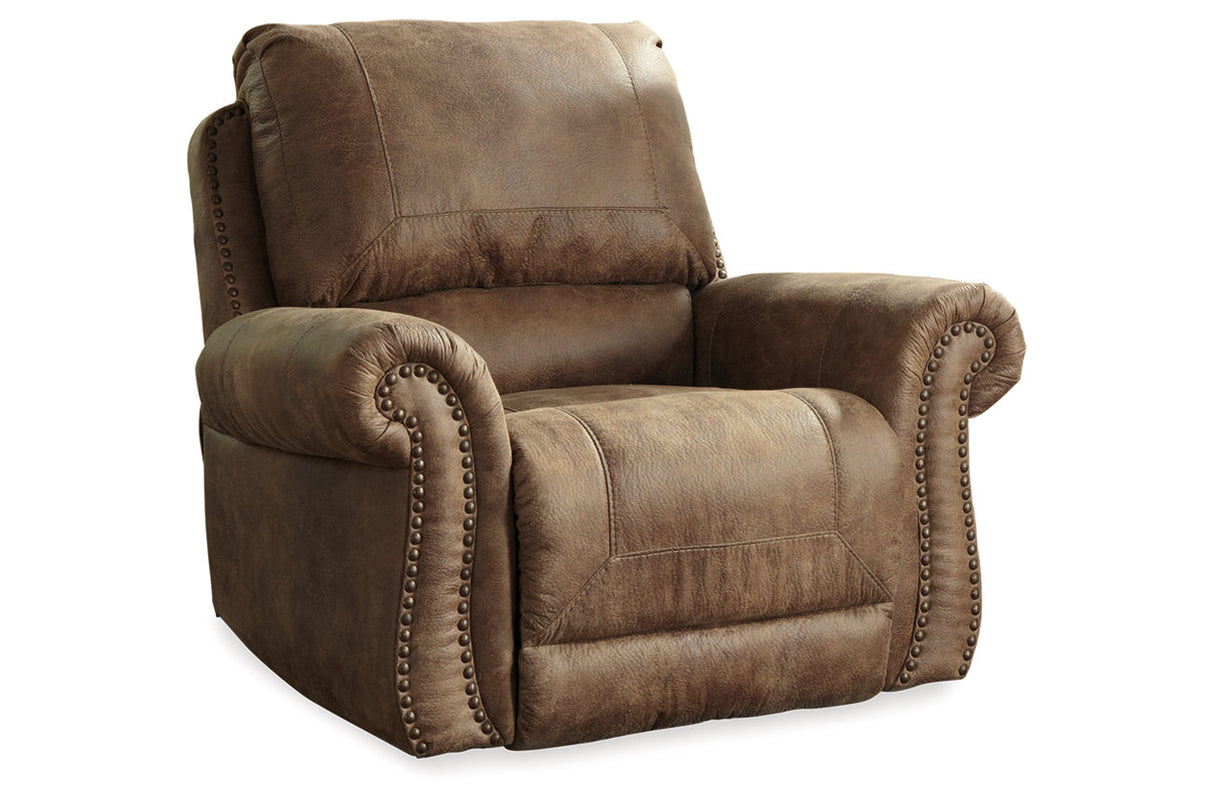 Larkinhurst Earth Sofa and Loveseat with Recliner -  Ashley - Luna Furniture