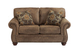 Larkinhurst Earth Sofa and Loveseat with Recliner -  Ashley - Luna Furniture