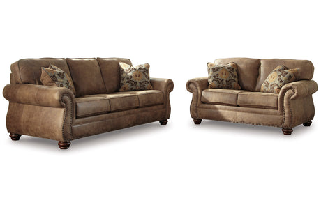 Larkinhurst Earth Sofa and Loveseat -  Ashley - Luna Furniture