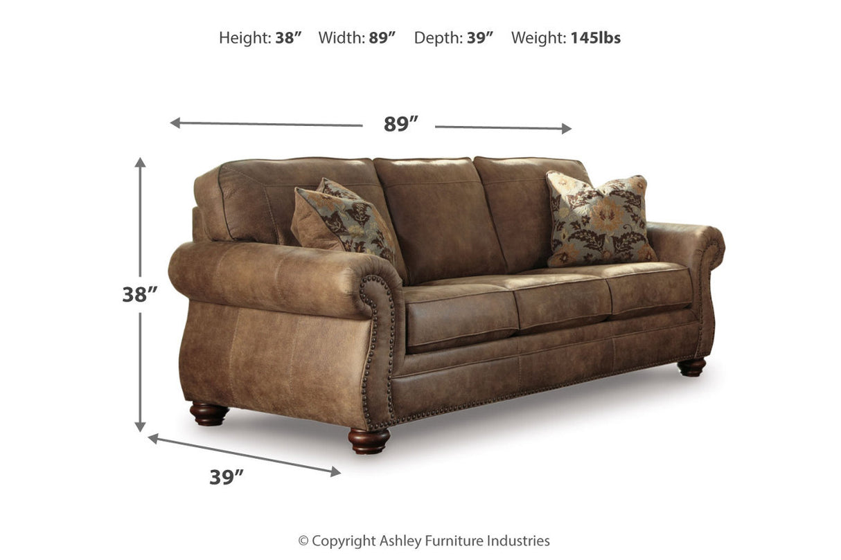 Larkinhurst Earth Sofa and 2 Recliners -  Ashley - Luna Furniture