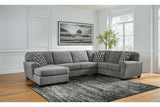 Birkdale Court Gray 3-Piece Sectional with Chaise -  Ashley - Luna Furniture