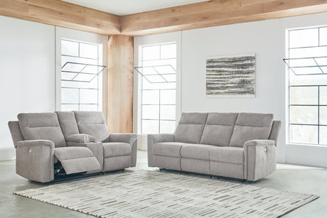 Barnsana Ash Power Reclining Living Room Set -  Ashley - Luna Furniture