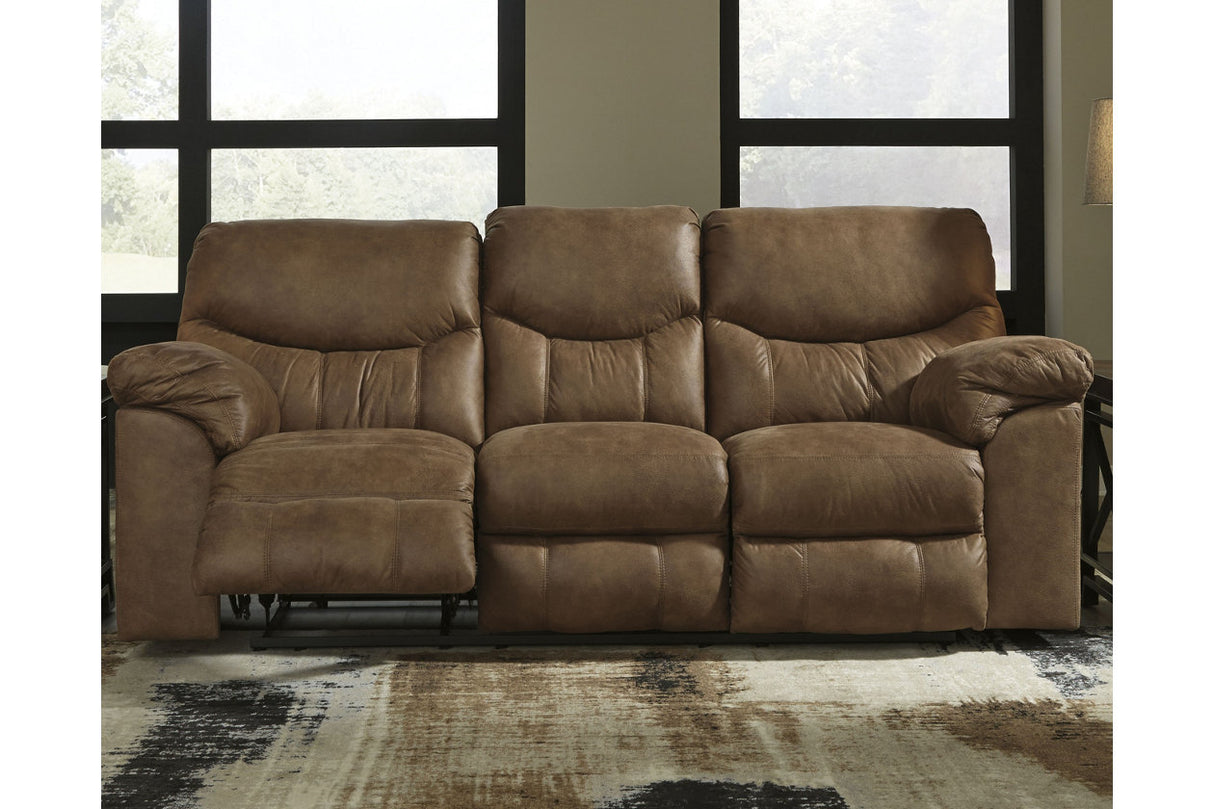 Boxberg Bark Reclining Sofa and Loveseat -  Ashley - Luna Furniture