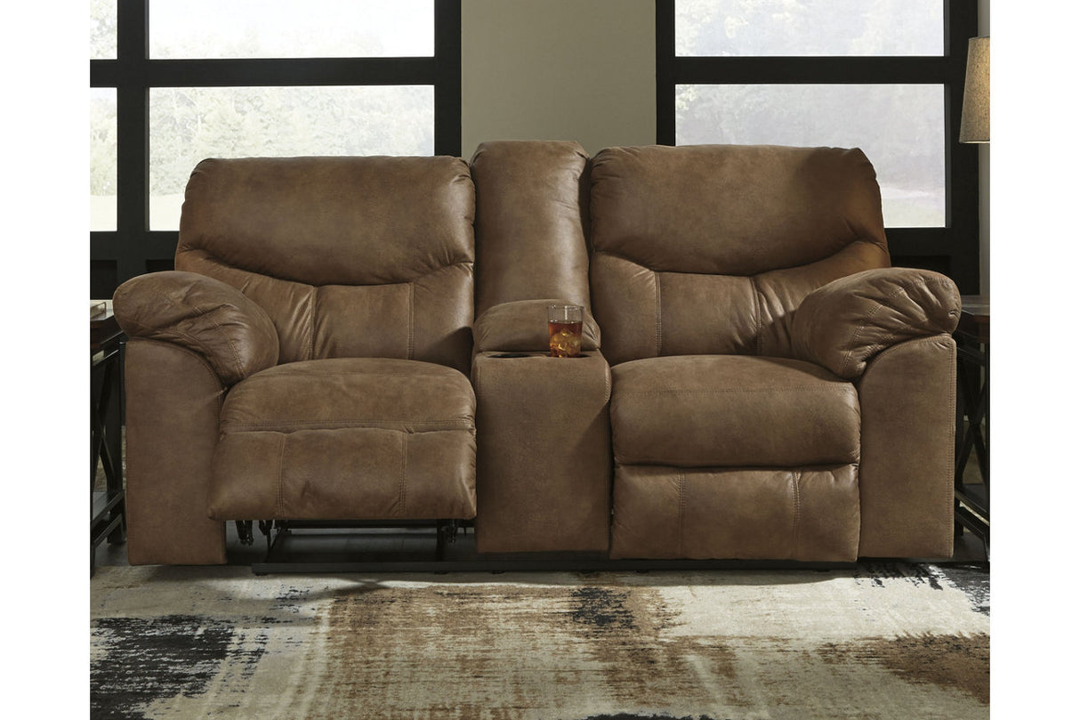 Boxberg Bark Reclining Loveseat and Recliner -  Ashley - Luna Furniture