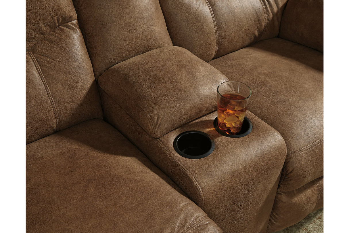 Boxberg Bark Reclining Loveseat and Recliner -  Ashley - Luna Furniture