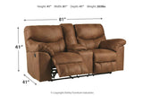 Boxberg Bark Reclining Loveseat and Recliner -  Ashley - Luna Furniture