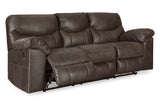 Boxberg Teak Reclining Sofa and Loveseat from Ashley - Luna Furniture