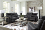 Axtellton Carbon Power Reclining Sofa, Loveseat and Recliner from Ashley - Luna Furniture